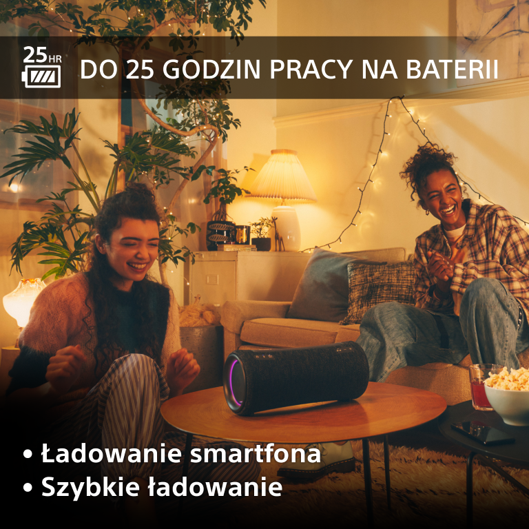 Głośnik bezprzewodowy Sony z serii X (szary) | SRSXG300H
