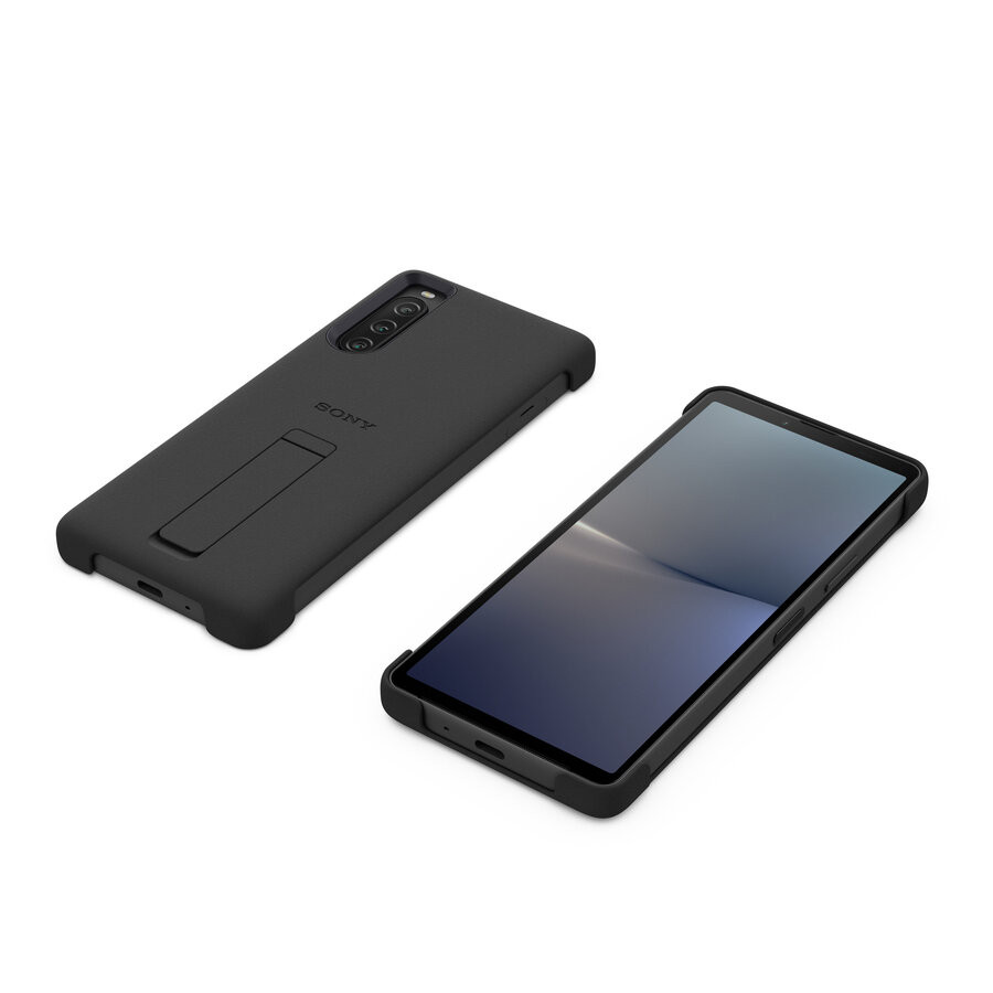 Osłona z podstawką do Sony Xperia 10 V | XQZ-CBDCB (czarna)