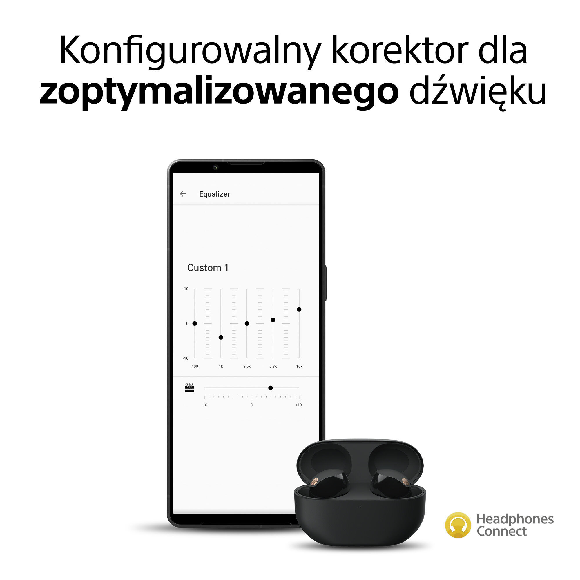 Słuchawki bezprzewodowe Sony (czarne) | WF-1000XM5