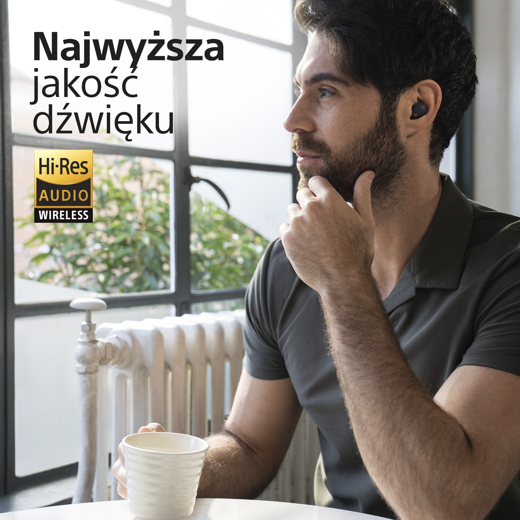 Słuchawki bezprzewodowe Sony (czarne) | WF-1000XM5