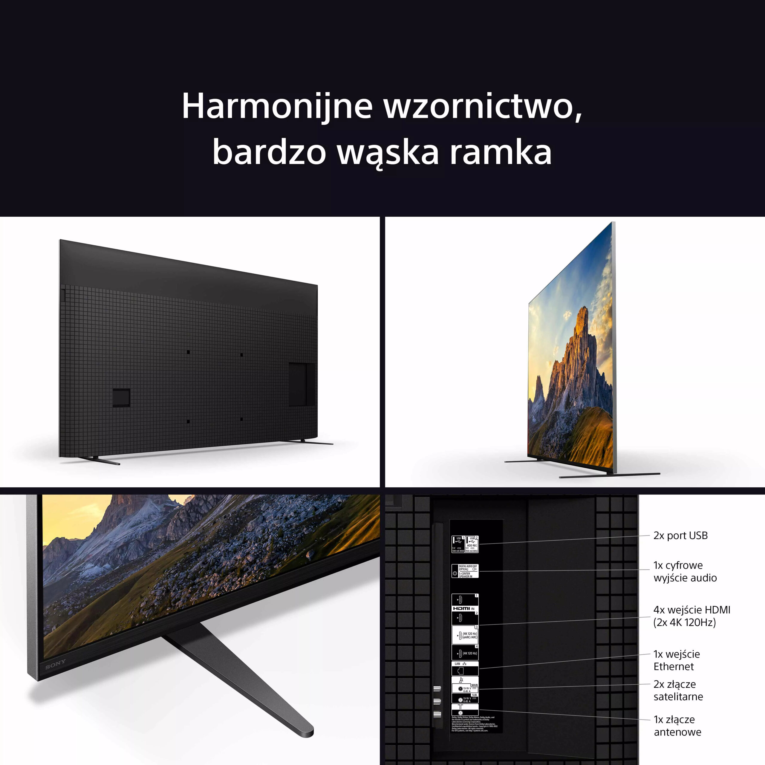 Telewizor Sony BRAVIA 7 | 65 cali K-65XR70 | Mini LED (QLED) | 4K Ultra HD