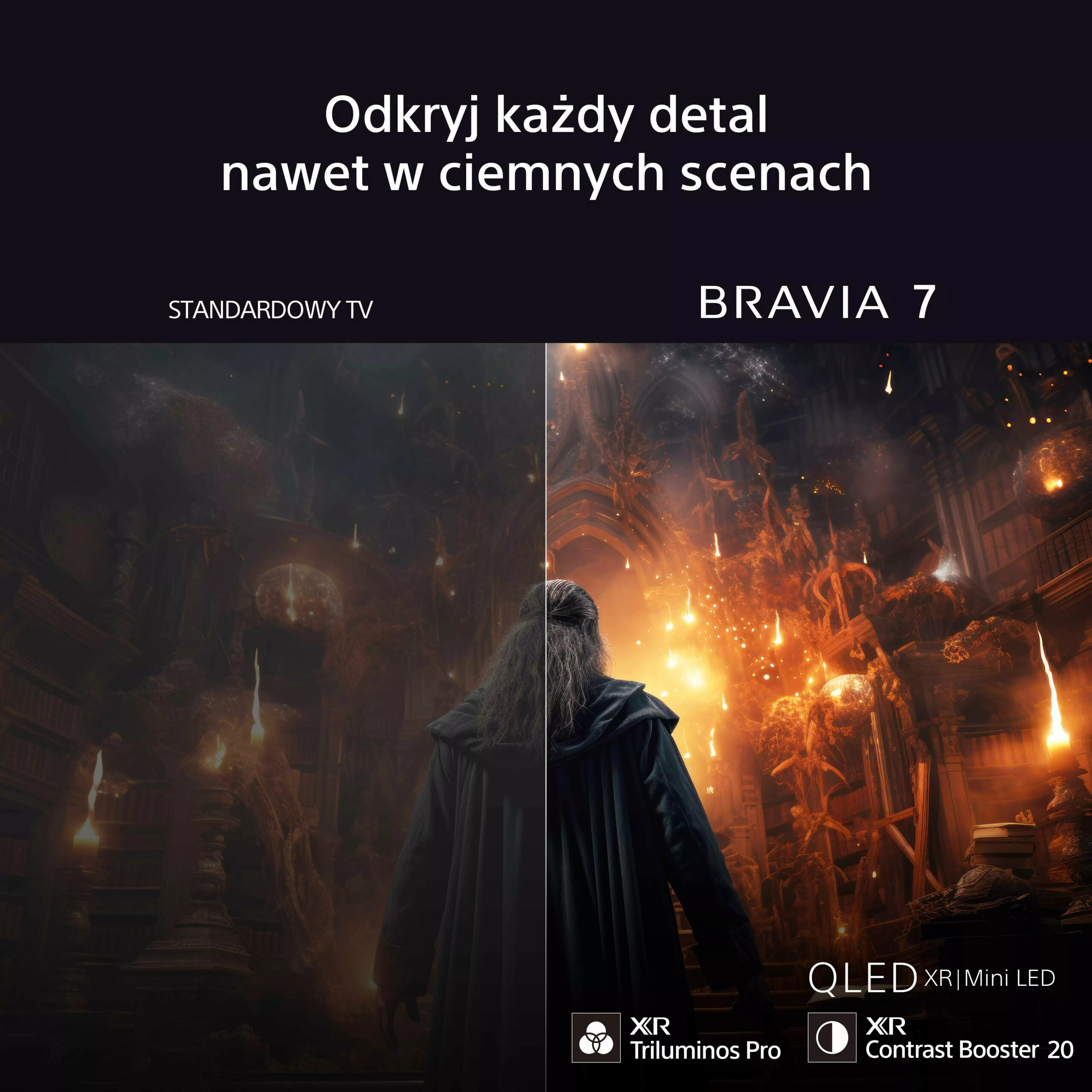 Telewizor Sony BRAVIA 7 | 65 cali K-65XR70 | Mini LED (QLED) | 4K Ultra HD