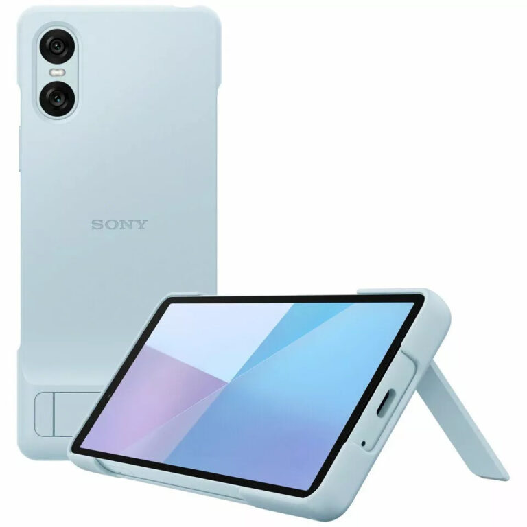 Osłona z podstawką do smartfona Sony Xperia 10 VI | XQZ-CBES (niebieski)