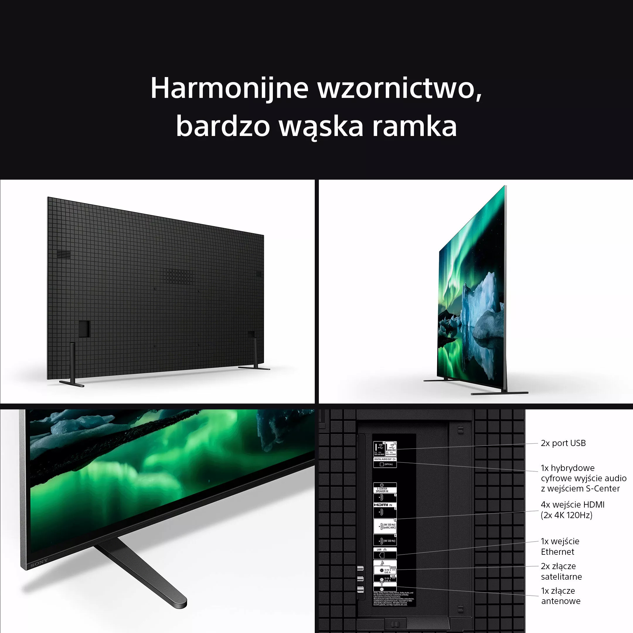 Telewizor Sony BRAVIA 8 | 65 cali K-65XR80 | OLED | 4K HDR