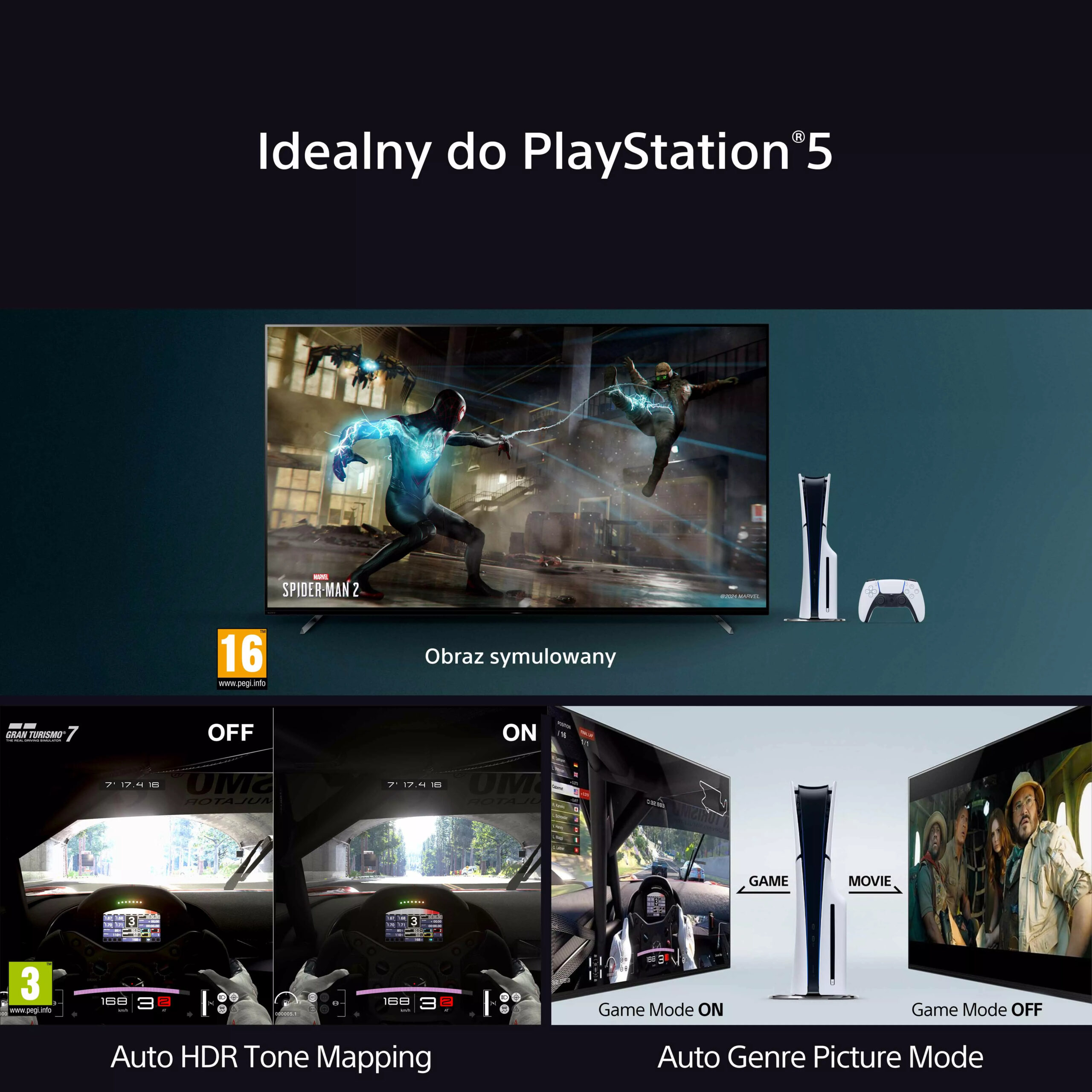 Telewizor Sony BRAVIA 8 | 77 cali K-77XR80 | OLED | 4K HDR
